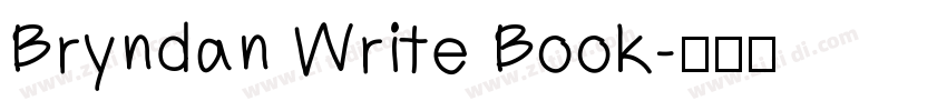 Bryndan Write Book字体转换